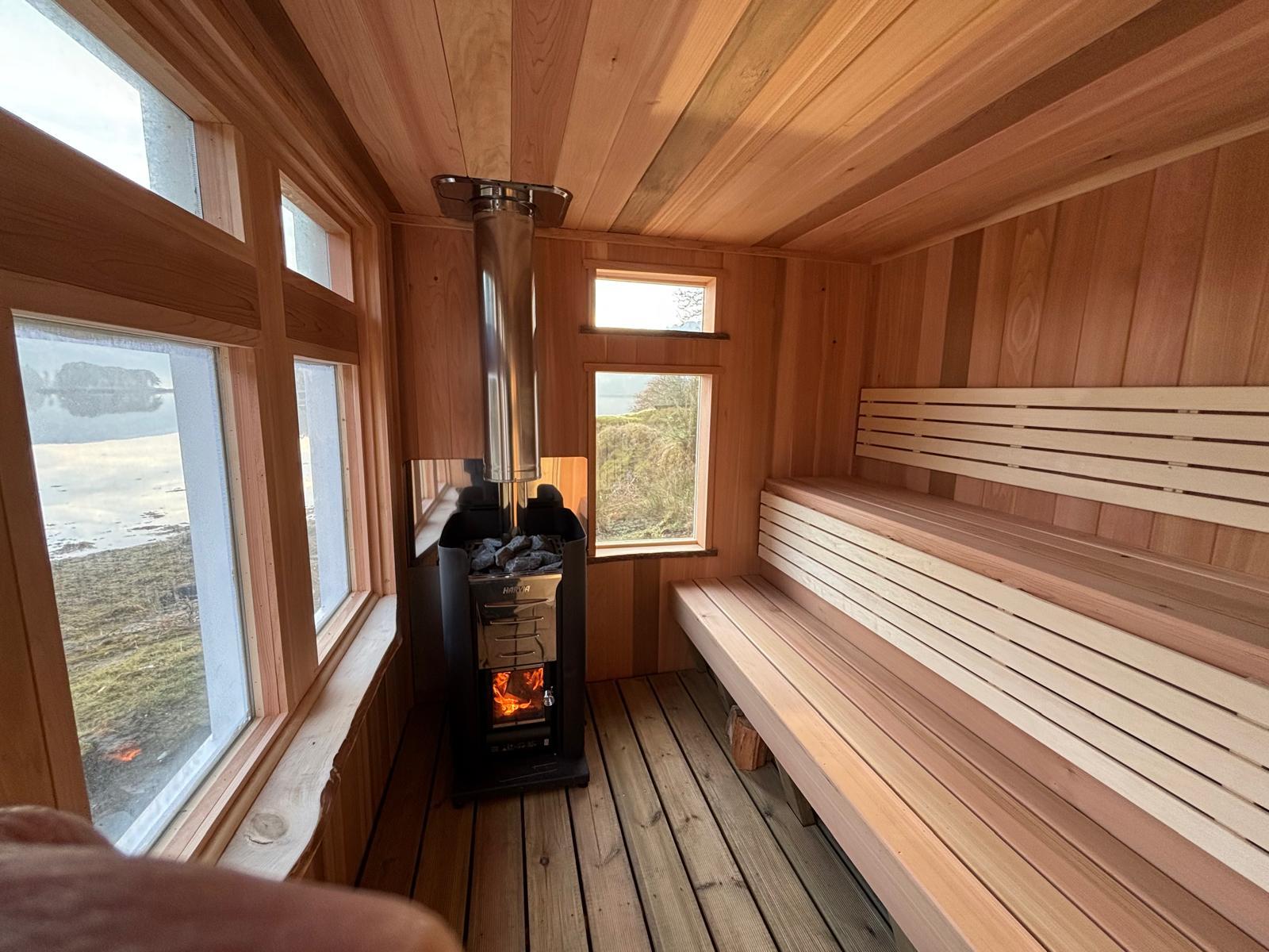 Eilean Shona sauna
