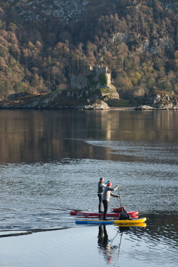 4 2018 Castle Tioram and paddle boarders J Bedford copy