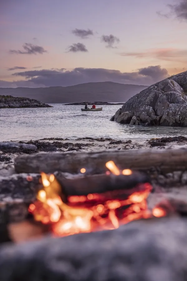 ISLAND LIFE GALLERY ES beach bonfire K Borkowski